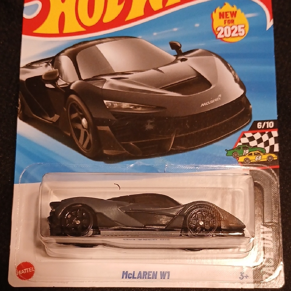 Hot Wheels McLaren W1 Black Car